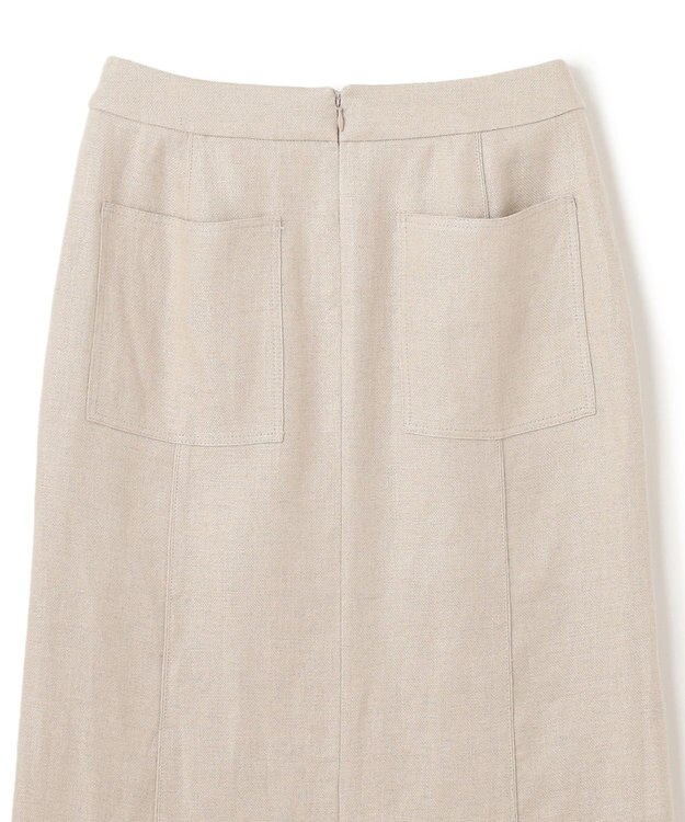 BEIGE， BURDOCK / Iラインスカート Flax