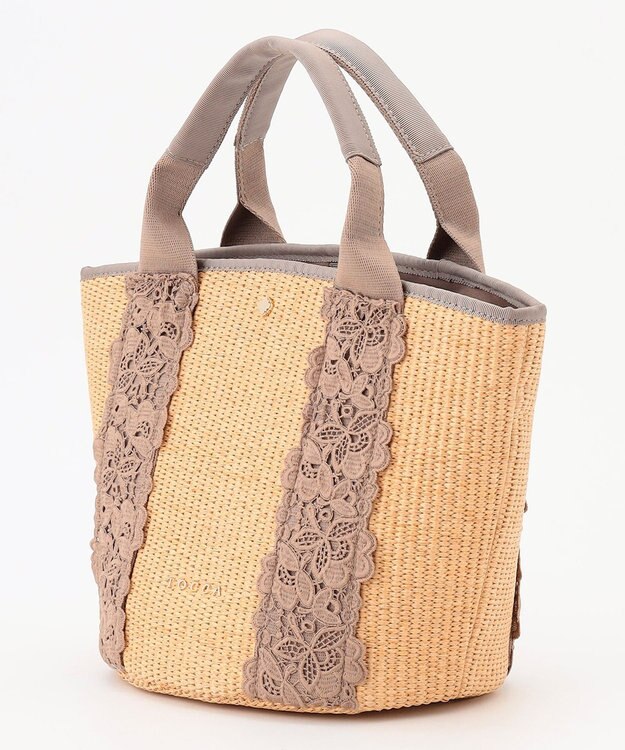 TOCCA TOUCH OF LACE BASKET かごバッグ ベージュ系