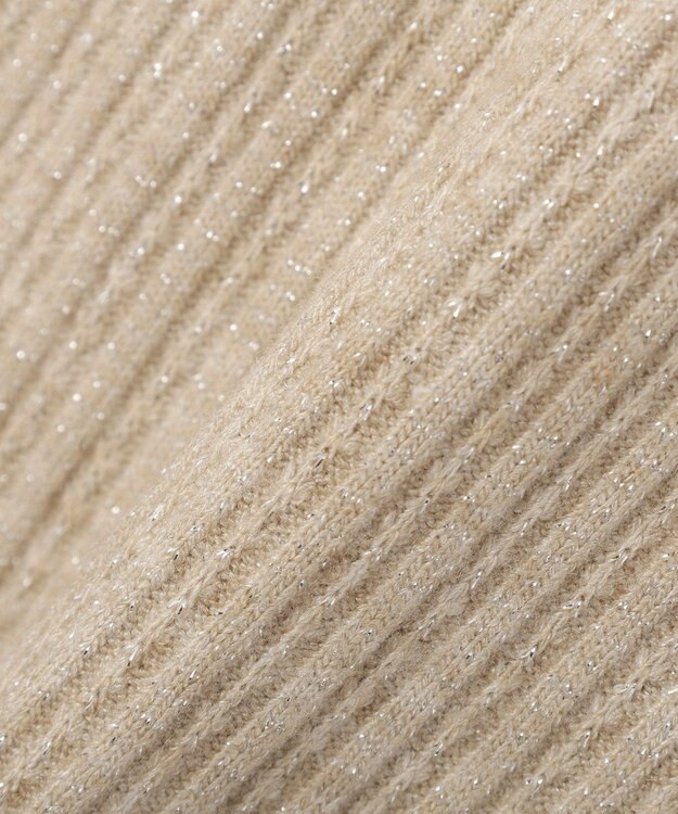 earth music&ecology チェーンリブラメカットソー Beige