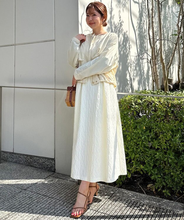 UNFILO フクレジャガード ボリュームスカート オフ