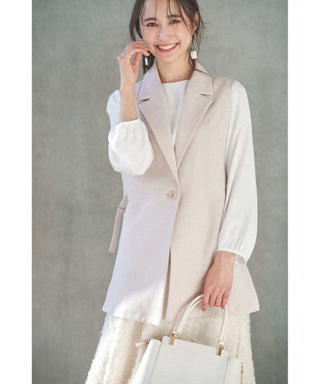 ANY SIS 【洗える】レイヤードヘム ブラウス オフ