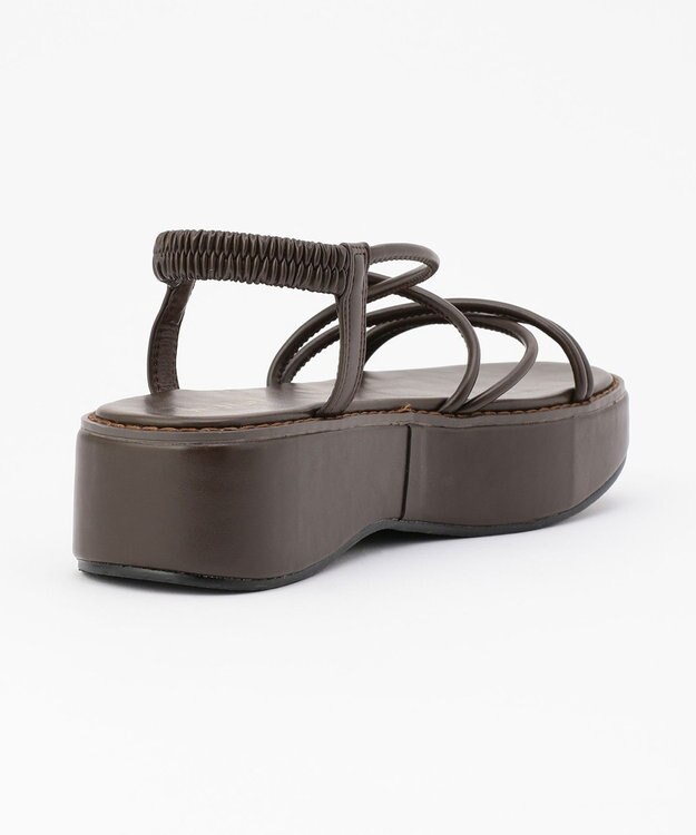 ANY プラットフォーム サンダル ブラウン系