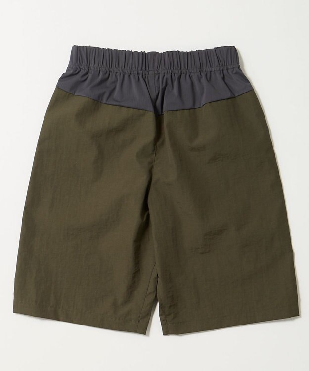 OP／FILA 【SEVEN2】異素材切替ナイロンパンツ カーキ