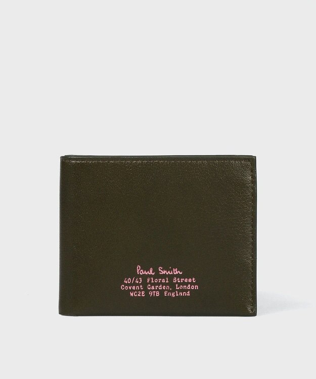 Paul Smith アイロンドゴート 2つ折り財布 カーキ