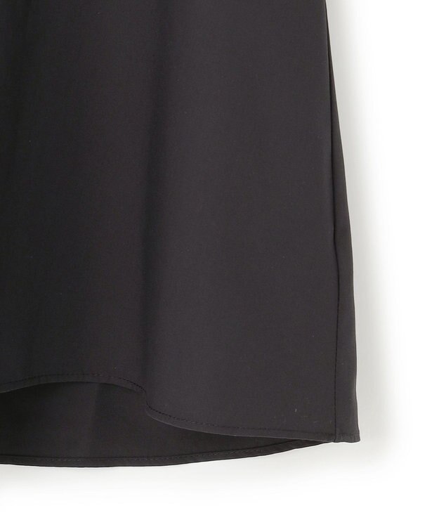 UNFILO L ランタンスリーブ ブラウス ブラック