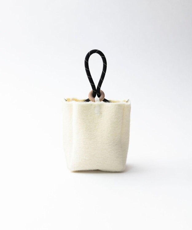 TRICOTE MINKY RING BAG／ミンキーリングバッグ 90WHITE