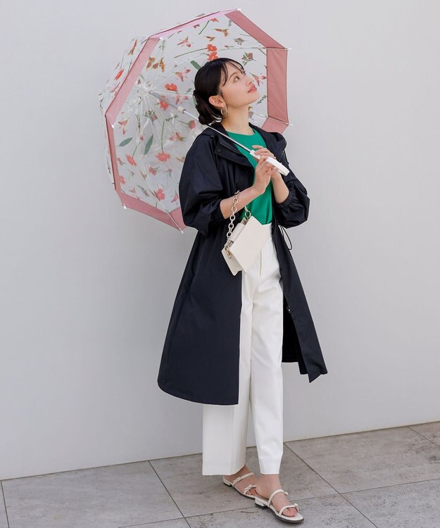 ANY SIS 【WEB限定】Plantica×Wpc.コラボ フラワー 長傘 ピンク系