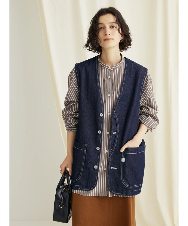 CRAFT STANDARD BOUTIQUE デニムワークベスト Dark Indigo