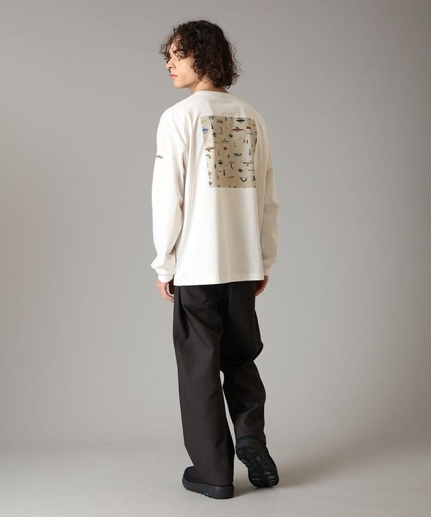 Columbia Columbia/ レイクトゥアベニューグラフィックロングスリーブTシャツ /コロンビア Sea Salt
