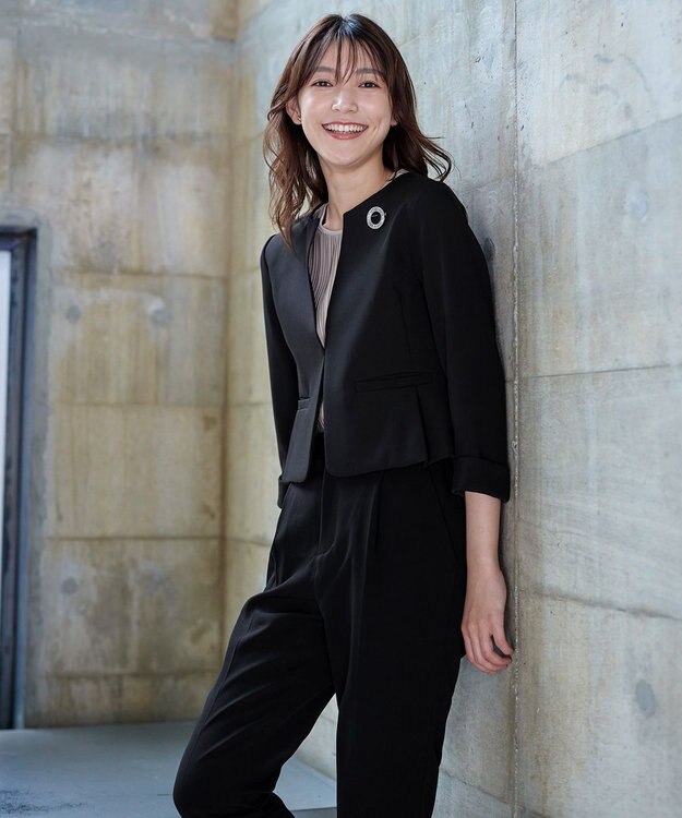 Tiaclasse 【新色追加・洗える】タックポケットジャレロ ブラック