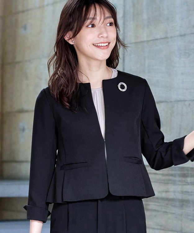 Tiaclasse 【新色追加・洗える】タックポケットジャレロ ブラック