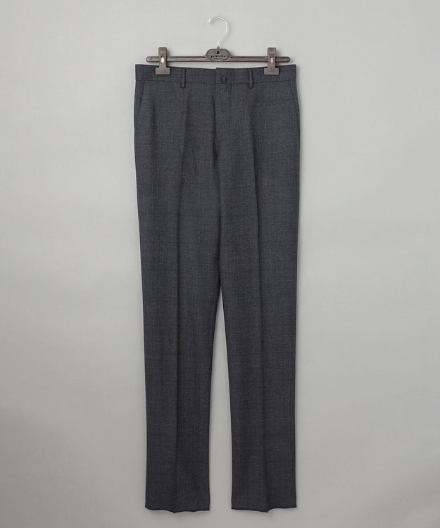 GOTAIRIKU ほぼ通年使用可【洗える/ストレッチ/シワになりにくい】ZERO TRIA ウォッシャブルパンツ(24年モデル) ブラック×グレンチェック(NEW)