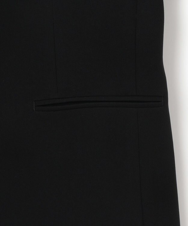 23区 トリアセダブルジョーゼット ジャケット ブラック系