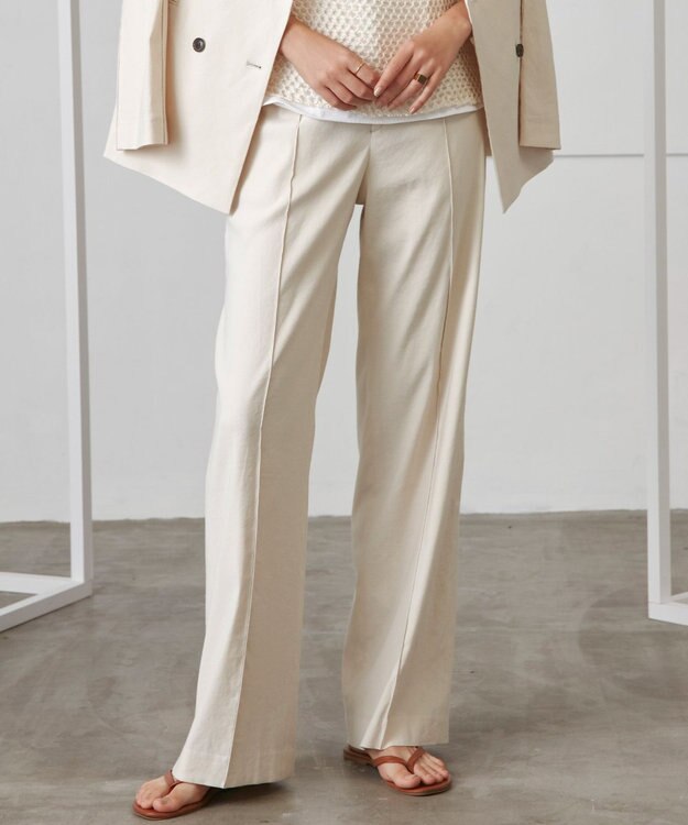 BEIGE， FOURAS / ワイドパンツ Ecru x Bista