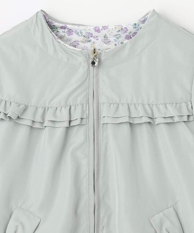 ANY KIDS フード取り外し リバーシブル ブルゾン ミント