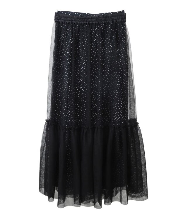 earth music&ecology Ｍｕｌｔｉｗａｙチュールスカート Dot