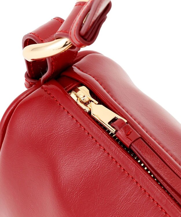 23区 【VERY掲載】シリンダー バッグ レッド系