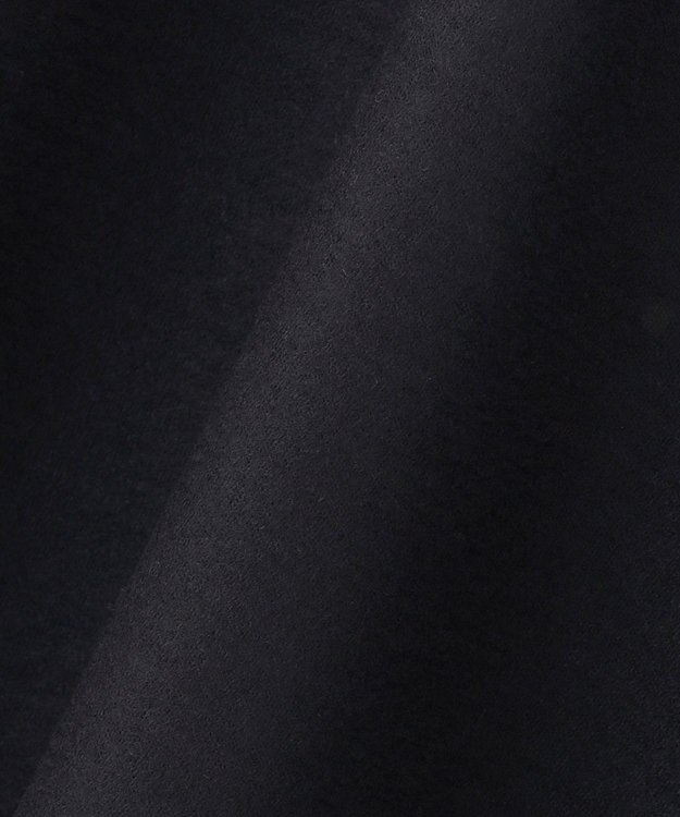 23区 S ウール圧縮スムース アシンメトリー フレアスカート ダークネイビー