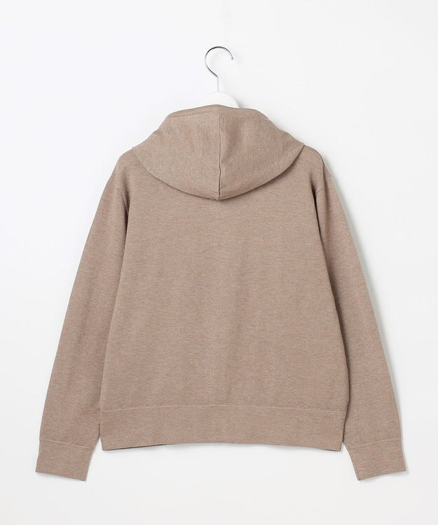 J.PRESS LADIES Vis/Peスパーク ニット パーカー モカ系