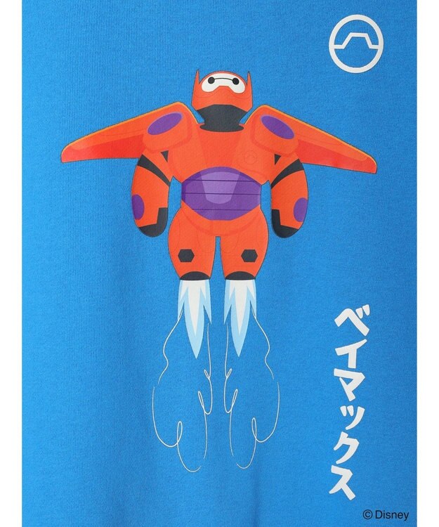 Green Parks ベイマックス／グラフィック裏毛プルオーバー Blue