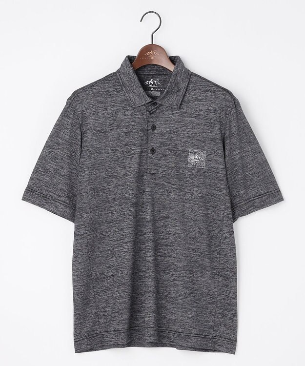 JOSEPH ABBOUD MOUNTAIN 【ゆったり】ドライクールスキンアウトドアポロシャツ グレー系