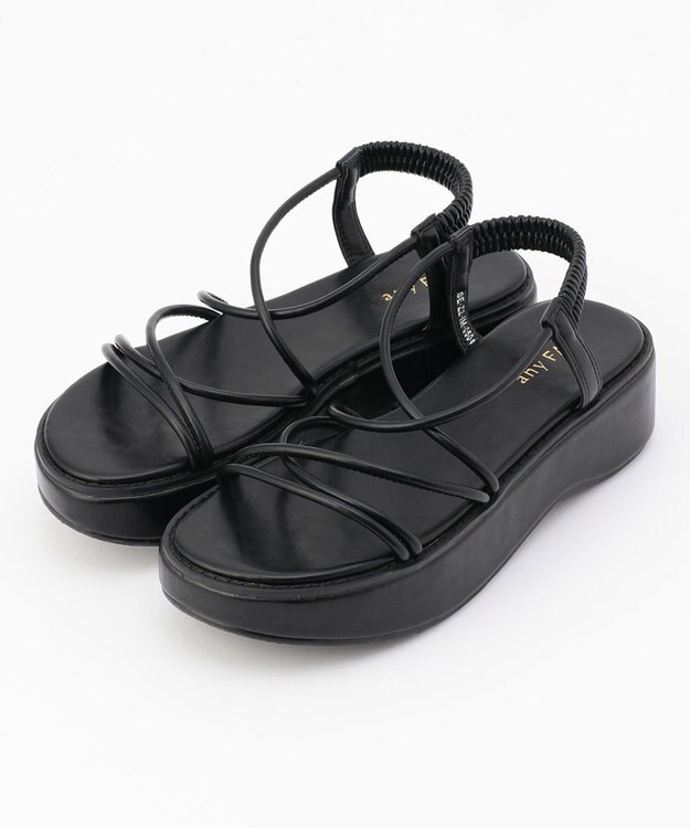 ANY プラットフォーム サンダル ブラック系