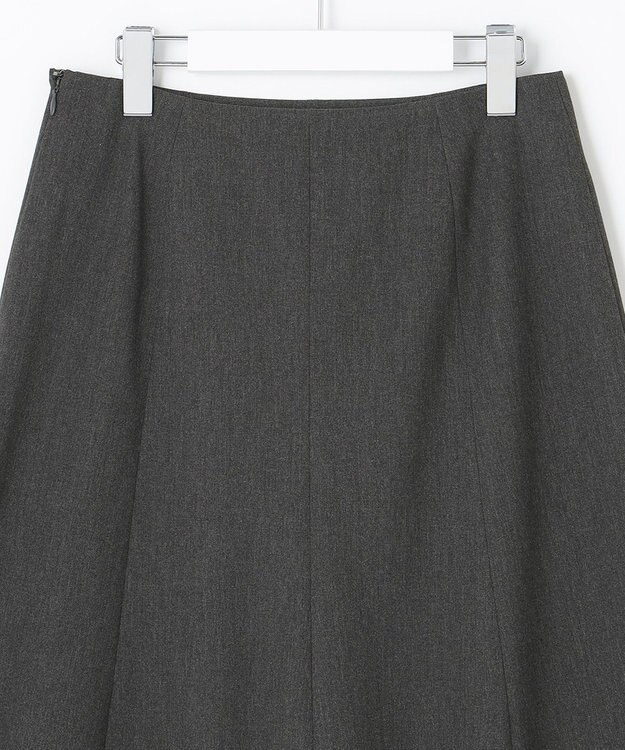 J.PRESS LADIES 【洗える】アルガンシルク スカート グレー系