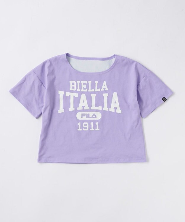 OP／FILA 【FILA】スクール水着Tシャツセット タンキニタイプ パープル
