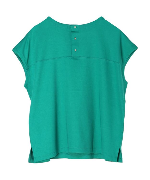 AMERICAN HOLIC バックボタンフレンチスリーブプルオーバー Green