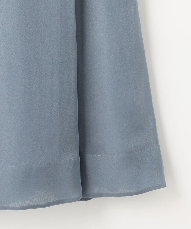 組曲 S シャイニーオーガン フレアスカート ダスティブルー系