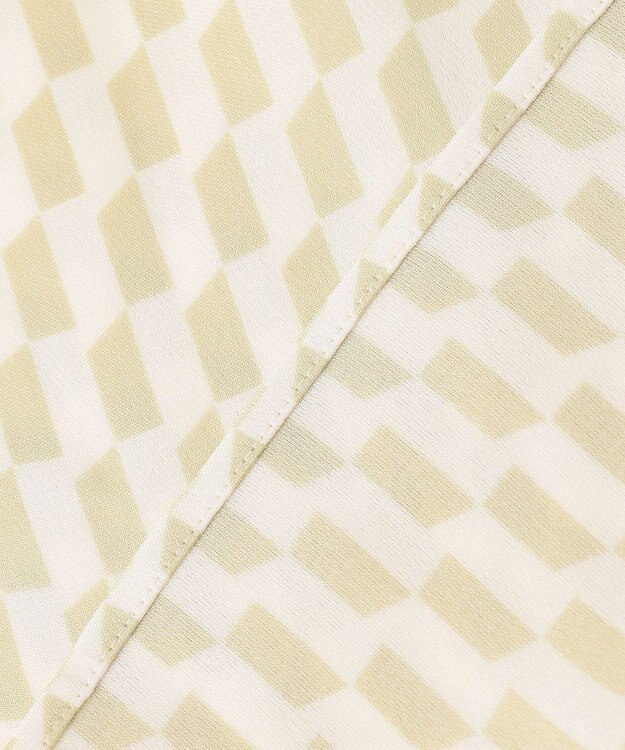 JOSEPH アルコーブプリント　ブラウス Pale Olive/Ivory