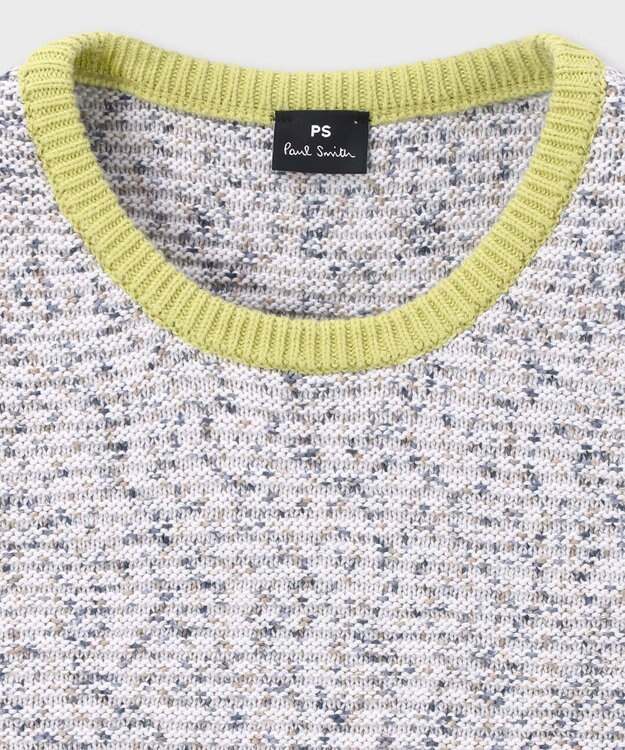 Paul Smith コントラストカラー ニットベスト フォレストグリーン