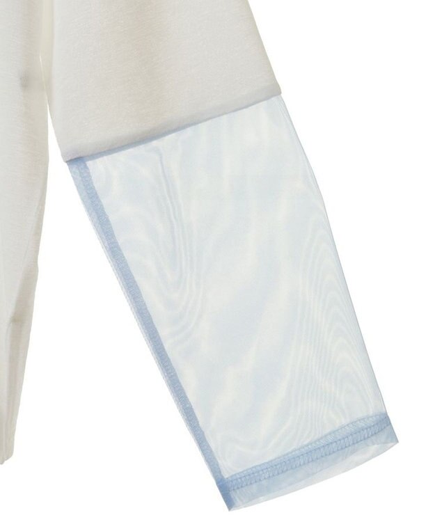 Green Parks Ｍｉｆｆｙ／袖配色シアーープルオーバー White