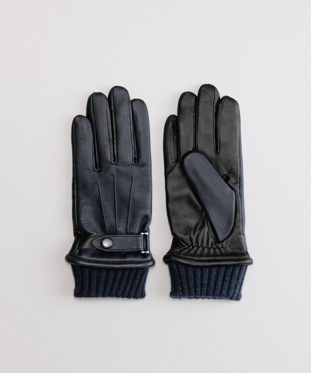 ORuKuBET レザーグローブ(MEN)【日本製・タッチパネル対応】 ネイビー