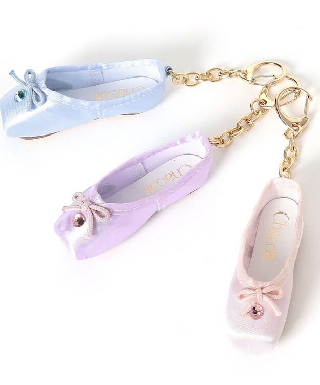 Chacott ミニポワントキーホルダー ベビーブルー