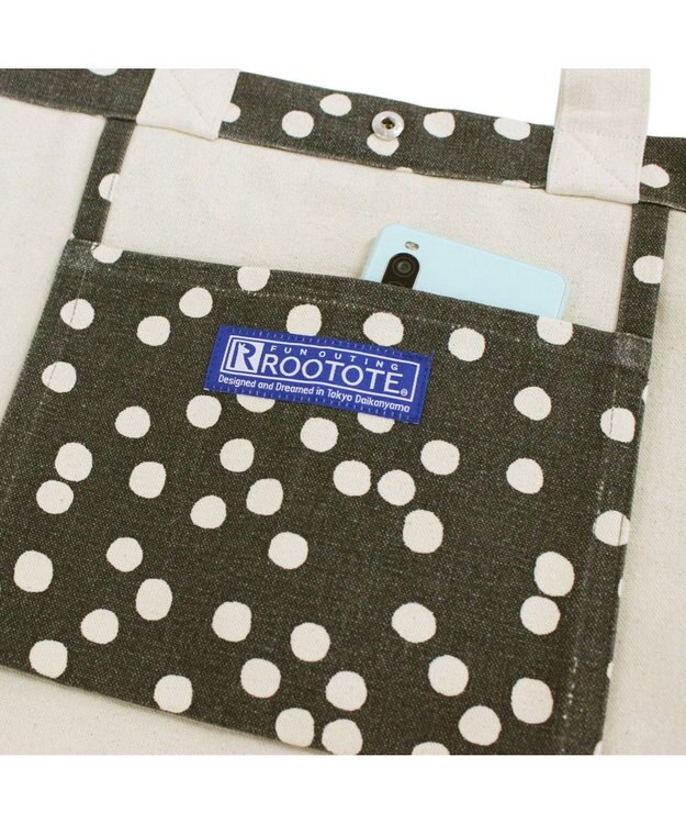 ROOTOTE 1100【A4サイズ収納】EU.ミディアム.キャンバス-A 04：スミ