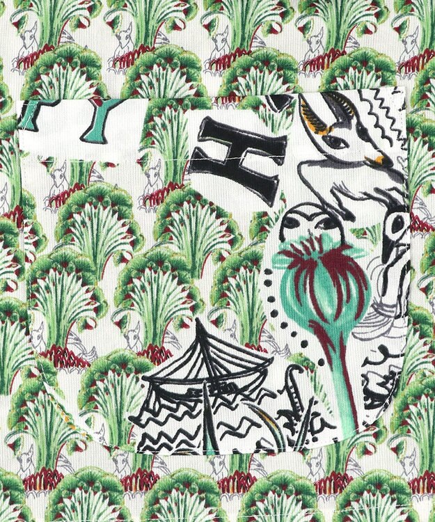 tsumori chisato SLEEP ツモリチサト パジャマ 長袖 長ズボン 夏 レディース UDT164 /ワコール グリーン