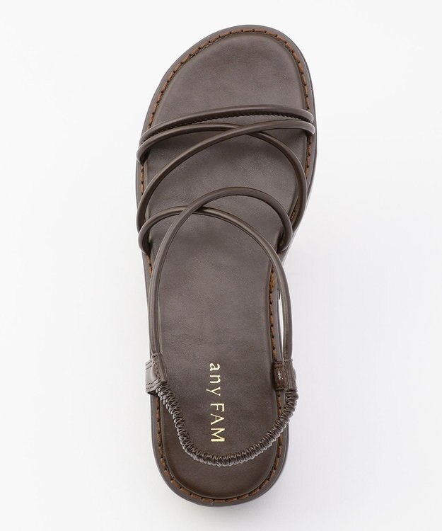 ANY プラットフォーム サンダル ブラウン系