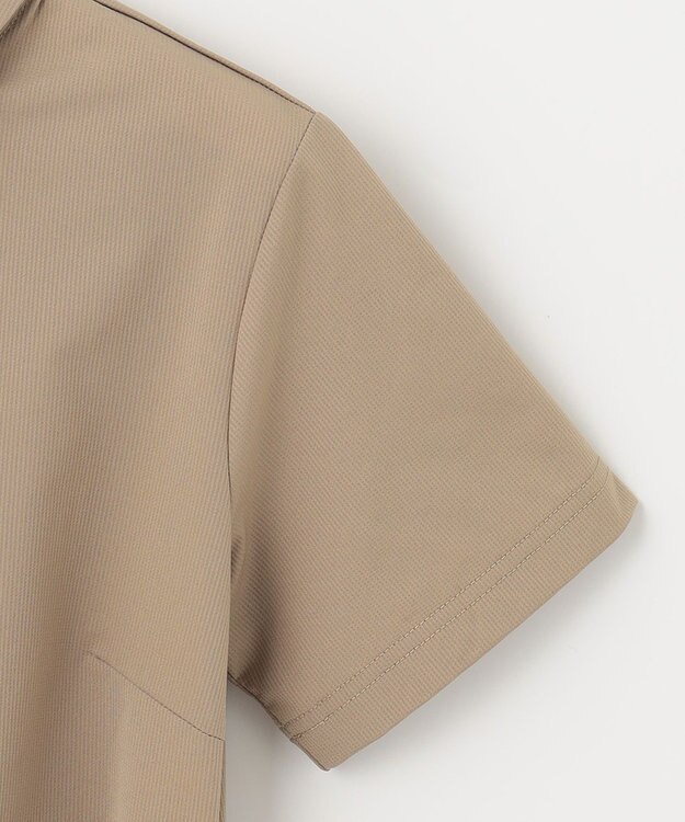 23区GOLF 2WAY着用可能【23Fondation/WOMEN】衿付き シャツワンピース ベージュ系