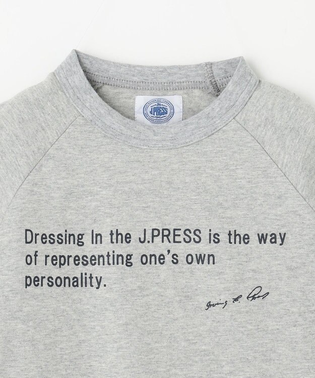 J.PRESS KIDS 【110-130cm】ラグランＴシャツ グレー系