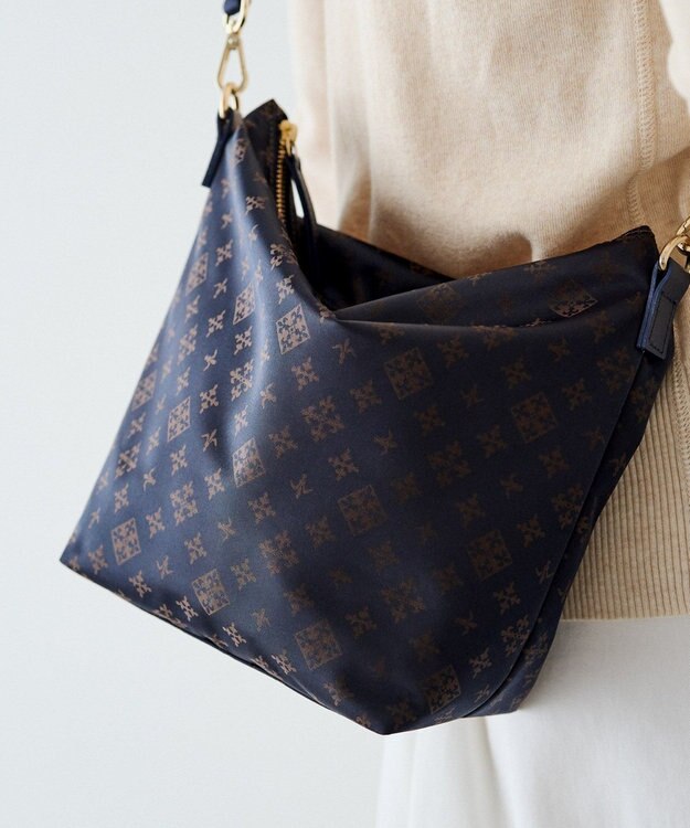 russet ナイロンジャガード2WAYミニショルダーバッグ(CE-1627) Purple/BR