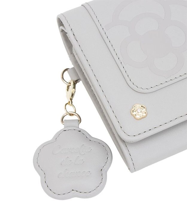 CLATHAS カシス 二つ折り財布 ライトグレー