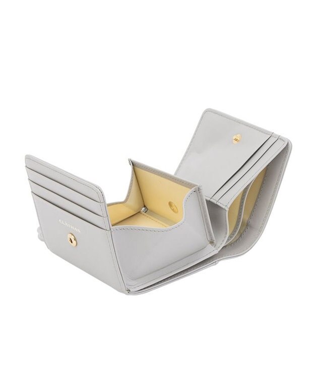 CLATHAS カシス 二つ折り財布 ライトグレー