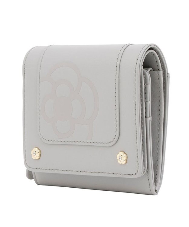 CLATHAS カシス 二つ折り財布 ライトグレー