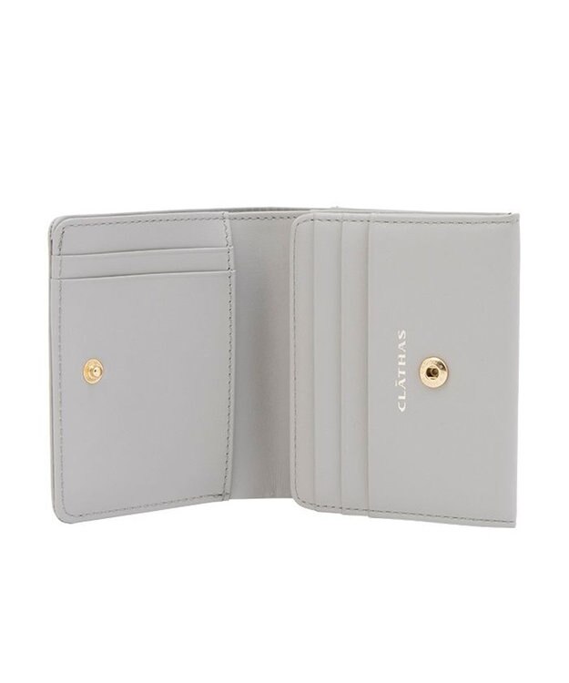 CLATHAS カシス 二つ折り財布 ライトグレー
