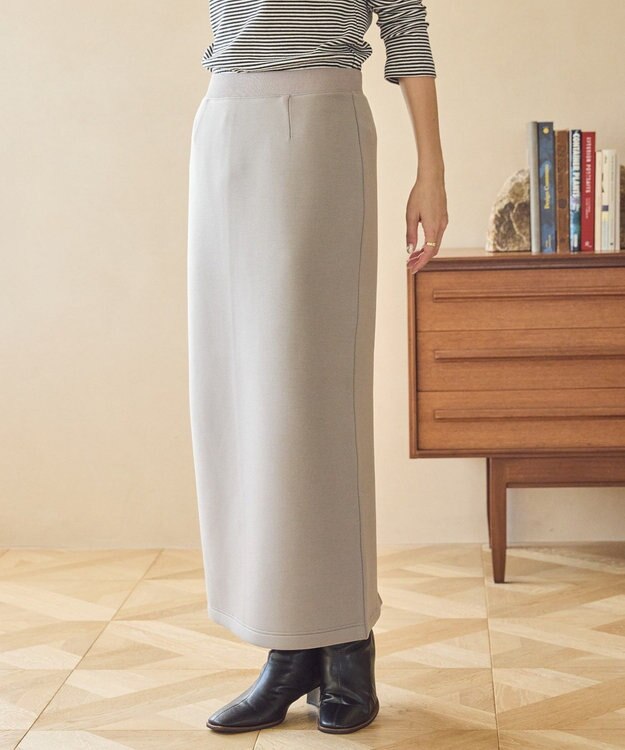 AMERICAN HOLIC ダンボールポンチタイトスカート Gray Beige