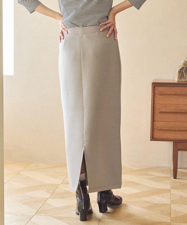 AMERICAN HOLIC ダンボールポンチタイトスカート Gray Beige