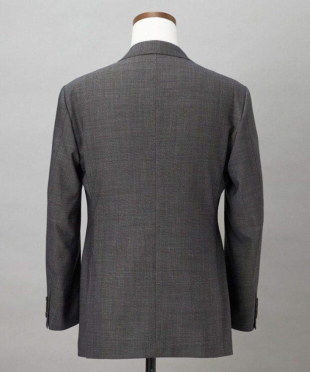 GOTAIRIKU 通年素材【横伸度15％のストレッチ】タスマニア100% SUPER120'sスーパーストレッチ トロピカルスーツ ライトグレー系8