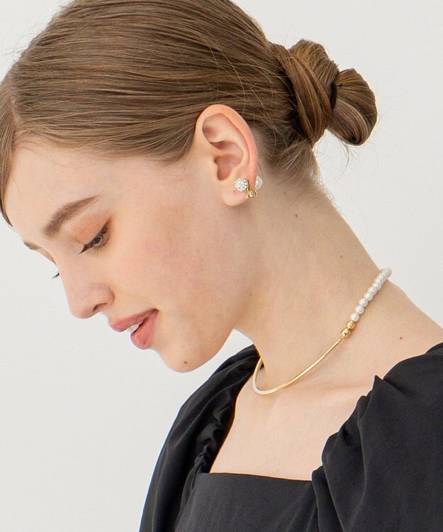 23区 【APPLAUDIR】2WAY パールゴールド ネックレス ゴールド系