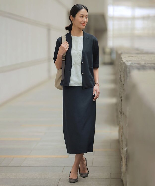 J.PRESS LADIES 【PC収納可】ナイロン リュック ベージュ系